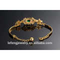 New design style elegant jewelry gold plated crystal bracelet for wedding